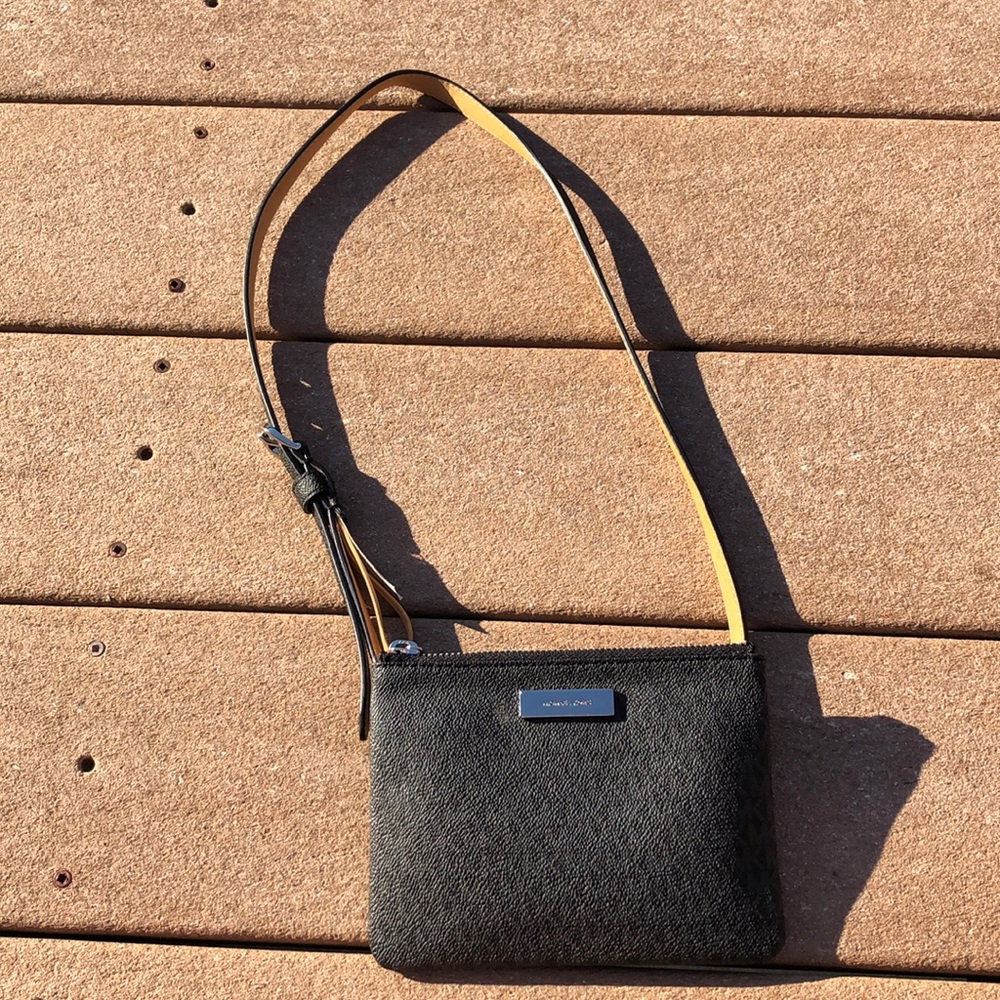 Black Michael Kors belt bag
